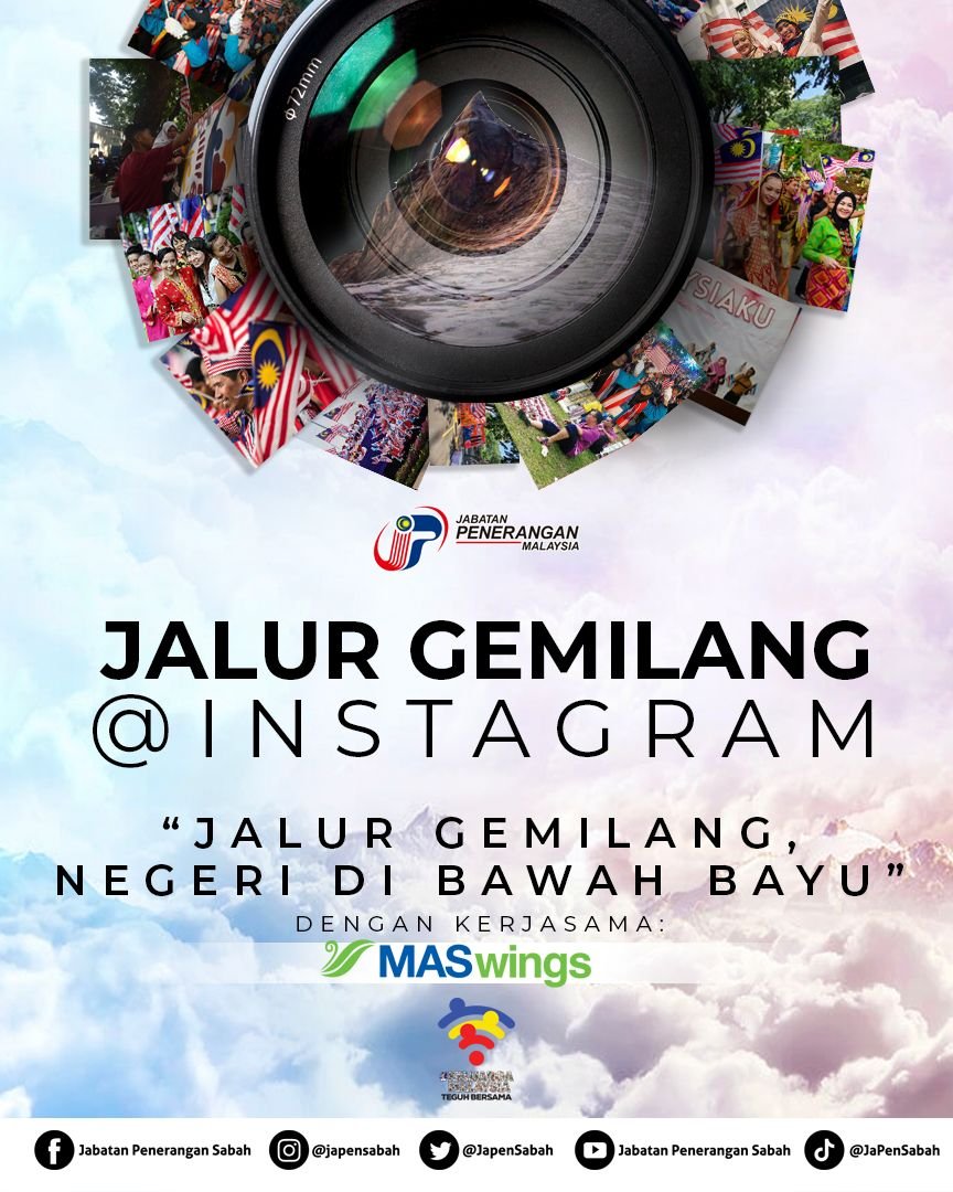 JaPen Sabah Anjur Pertandingan Fotografi Jalur Gemilang@Instagram