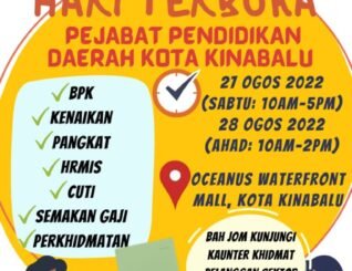 Orang ramai dipelawa hadir Hari Terbuka PPD Kota Kinabalu