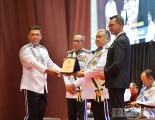 106 pelatih terima sijil pentauliahan Inspektor Kor SUKSIS Zon Borneo