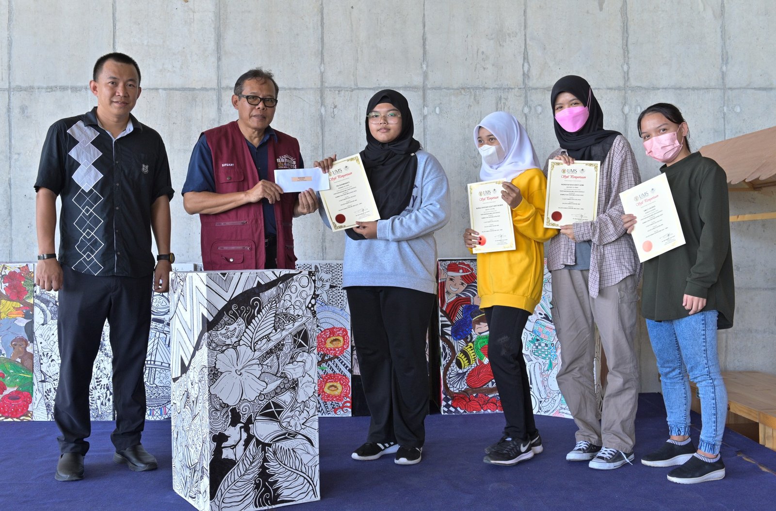 GAH-UMS anjur pertandingan mewarna dan melukis doodle sempena sambutan Hari Malaysia 2022