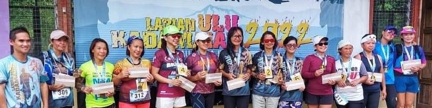 Pasangan suami isteri juarai Larian Ulu Kadamaian kategori veteran di Kota Belud