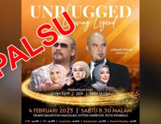Konsert di Kota Kinabalu bersama artis legend palsu