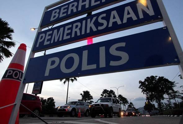 PDRM lancar sekatan jalan raya seluruh negara