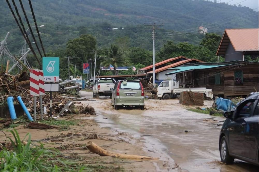 Ribut petir di pedalaman petang ini, mangsa banjir kekal 529 orang di Sabah