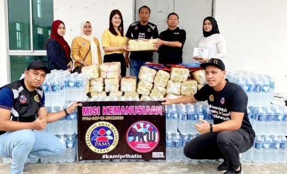 Persatuan Anak Malaysia bersama Athena Forwarding lancar misi kemanusiaan di Kg Forest Sandakan