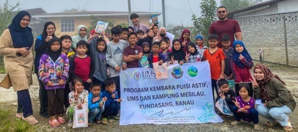 Kembara Puisi ASTiF UMS santuni masyarakat di Kg Mesilau Kundasang