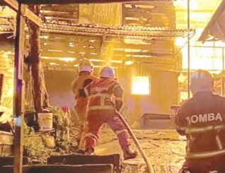 Empat rumah musnah dijilat api di Lahad Datu