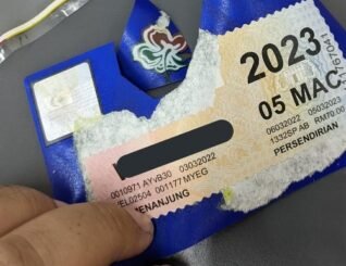 Cukai jalan kenderaan tidak perlu dipamer bermula hari ini