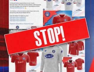 Jual jersi tiruan, Sabah FC akan ambil tindakan undang-undang &nbsp;