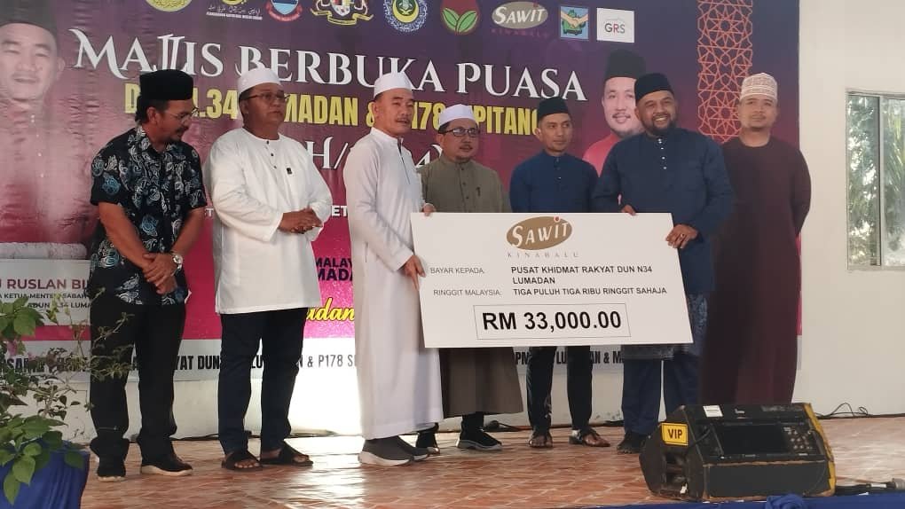 77 buah masjid, surau di DUN Lumadan terima sumbangan