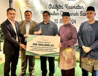 QSB terus beri sokongan kepada Sabah FC menerusi sumbangan RM500,000