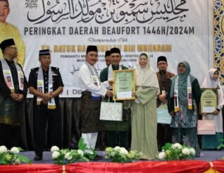 Azizah diumum sebagai Tokoh Maulidur Rasul daerah Beaufort