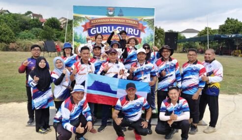 SABAH DINOBAT PASUKAN TERBAIK NEGERI KEJOHANAN MEMANAH TERBUKA GURU-GURU KEBANGSAAN 2026